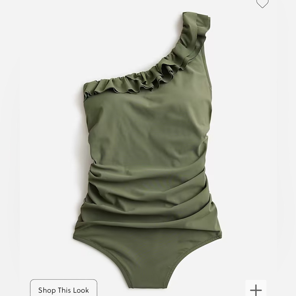 NWT J.Crew Ruffle One Piece Swim